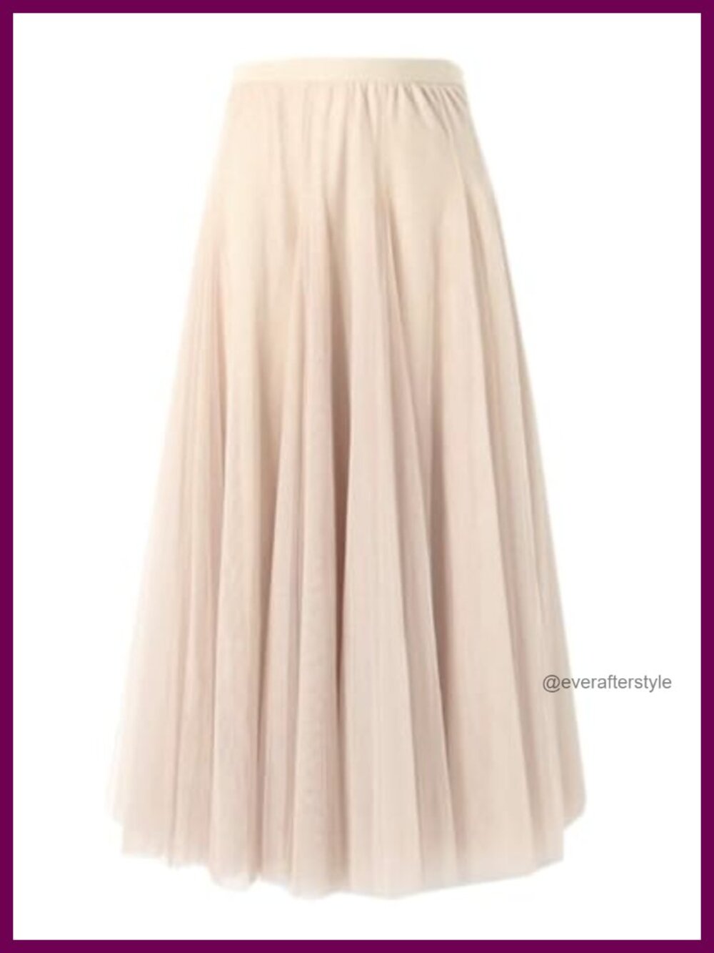 Women's Maxi Tulle Skirt A-Line Layered Long Mesh Flowy Skirt